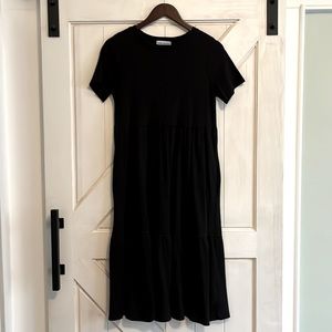 Black Jersey knit dress
